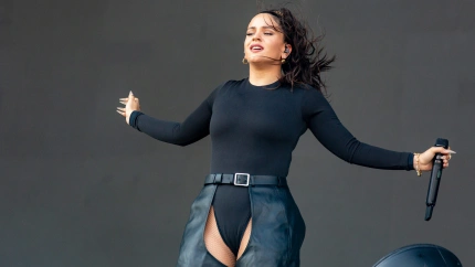 Rosalía, en un concierto en Texas