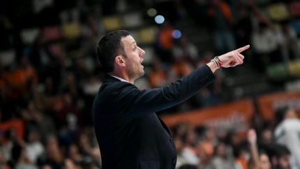 Marco Justo en un partido con el Palmer