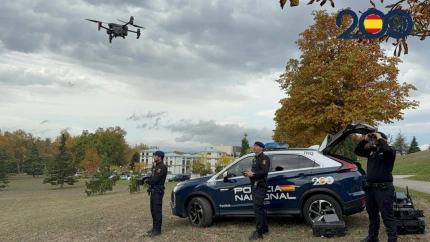 Identificado el autor de un vuelo prohibido de dron durante los desórdenes públicos ocurridos en Pamplona la semana pasada
