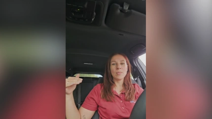 La taxista, en el vídeo