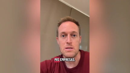 David Canales, autónomo, en el vídeo