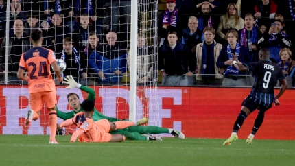 El Brujas marca el 2-1 ante el Barcelona