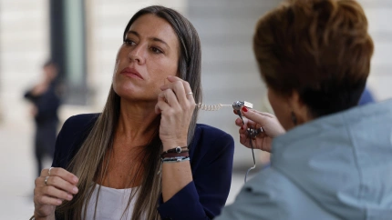 La portavoz de Junts per Catalunya, Míriam Nogueras