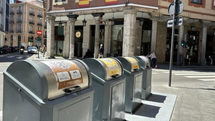 Contenedores de basura en Valladolid capitalPOLITICA