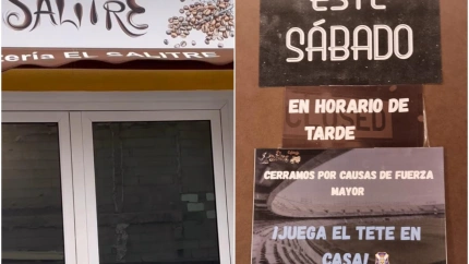 La cafetería El Salitre, en La Caleta del Interián, cierra cuando juega el CD Tenerife.