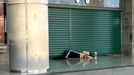 Mendicidad en Santa Cruz de Tenerife