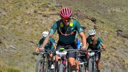 Juan Bautista 'Chamba', durante una prueba