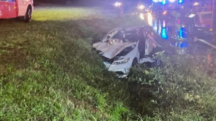 Imagen del accidente mortal registrado en Porto do Son