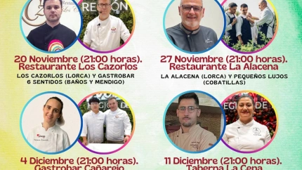 Cartel presentador de las jornadas gastronómicas de Lorca