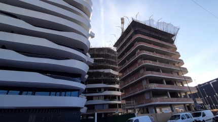 Edificios en construcción en Lorca