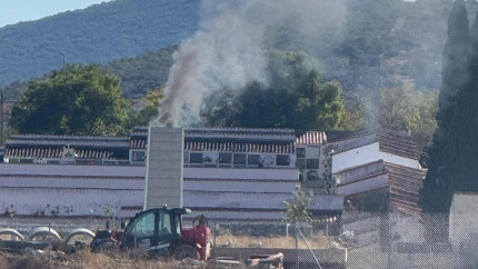 Chimenea del crematorio de Cáceres