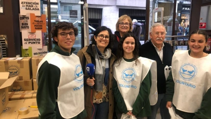 Cope Galicia con la recogida del Banco de Alimentos en Santiago