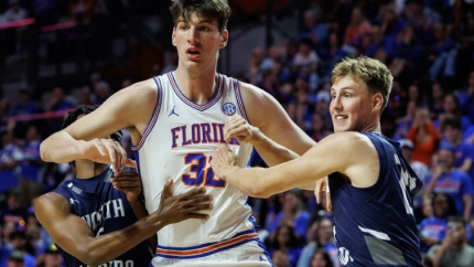 El pivot canadiense mide 5 centímetros más que dos torres legendarias del baloncesto.