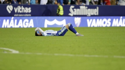 El Málaga perdió dos puntos en el descuento