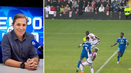 Paco González, director de Tiempo de Juego, sobre el agarrón de Chavarría sobre Bellingham en el Rayo-Real Madrid