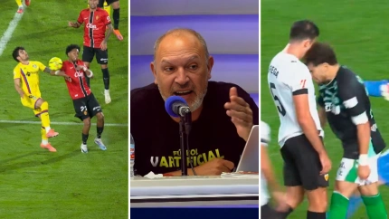 Pedro Martín reconoce que Mojica ha tenido "mucha suerte" por el penalti no pitado en el Mallorca-Getafe y explica la polémica con el cabezazo Abde en el Valencia-Betis