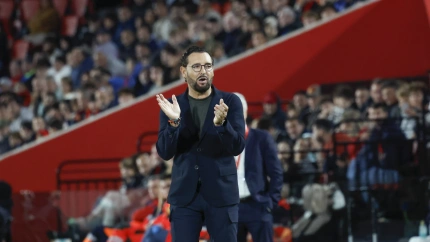 José Bordalás, durante el partido entre el Mallorca y el Getafe