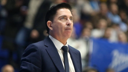 December 7, 2024, Saint Petersburg, Russia: Xavier Pascual, known as Xavi Pascual, head coach of Zenit seen during the VTB United League basketball match, Regular Season, between Zenit Saint Petersburg and CSKA Moscow at ''KCK Arena''.. Final score; Zenit 82:78 CSKA. (Credit Image: © Maksim Konstantinov/SOPA Images via ZUMA Press Wire)