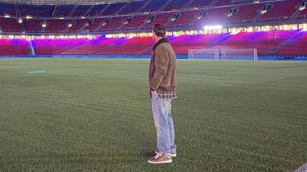 Leo Messi, dentro del nuevo Camp Nou