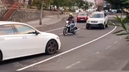 Desconcierto y caos con el nuevo carril bici en el Barranquillo de D. Zoilo