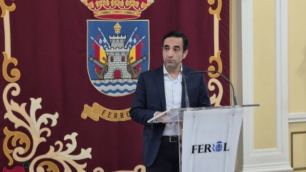 José Manuel Rey Varela durante la rueda de prensa de este lunes en el Consistorio