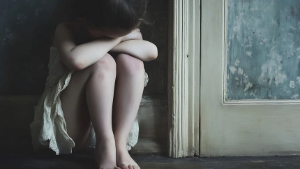 Maltrato infantil. Imagen de archivo