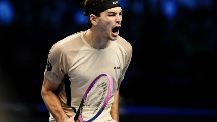 Taylor Fritz, tras vencer a Musetti en las ATP Finals