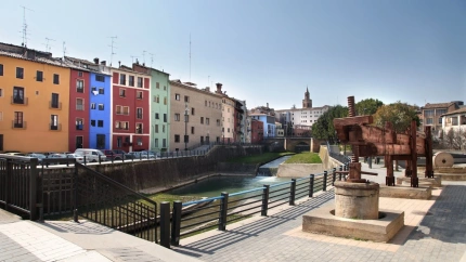 Barbastro, una ciudad con un escudo muy especial con un hombre barbudo