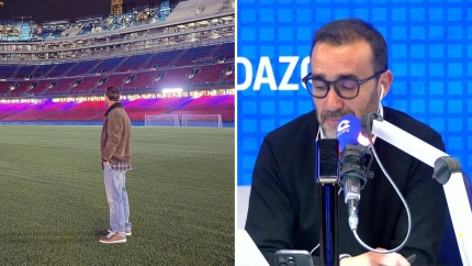 Messi y Juanma Castaño