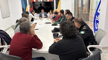 Reunión en el Ayuntamiento de Alcalá la Real