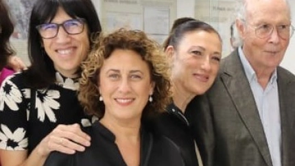 Isabel y Eva Serna en un evento