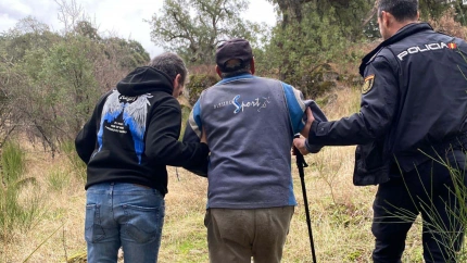 Rescate del octogenario en Plasencia