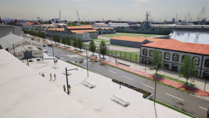 Recreación virtual de como será la zona una vez materializado el proyecto