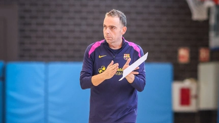 Óscar Orellana, entrenador del FC Barcelona