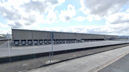 Foto de archvo de la plataforma logistica de LIDL en Narón