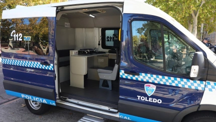 Nueva furgoneta de atestados de la Policía Local de Toledo