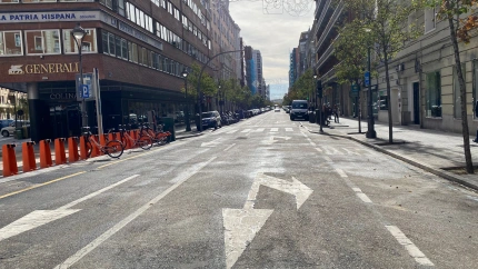 Reapertura al tráfico de la calle Gamazo tras más de seis meses de obras