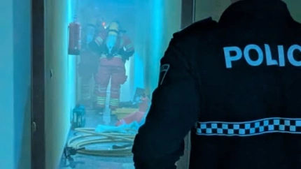 incendio declarado en la cocina de una vivienda situada en la calle Vázquez Coronado de la capital palentina