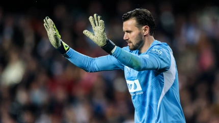 Stole Dimitrievski no ha jugado esta temporada en Liga con el Valencia.