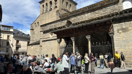 Terrazas en la plaza de la Catedral