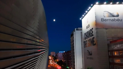 El Bernabéu luce preparado para el partido que este domingo enfrenta a Dolphins y Commanders.