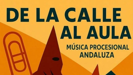 Cartel del Taller-Seminario Delas calle al aula-Música procesional andaluza