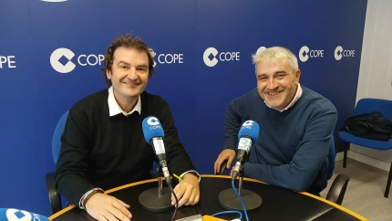 José Angel Cid en los estudios de COPE Ourense