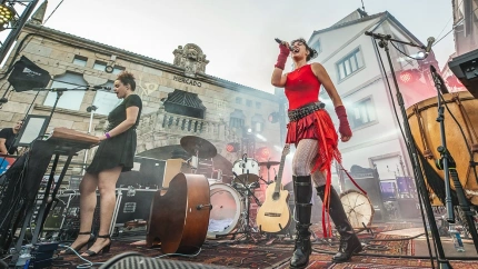 Catuxa Salom en una actuación