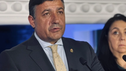 Carlos García, presidente de la Diputación