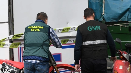 Imagen de la operación entre Guardia Civil y GNR