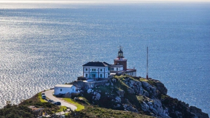 Hotel y faro en Finisterre