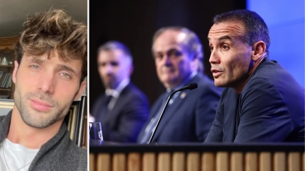 Andoni Otxotorena con Sergio Francisco, Jokin Aperribay y Erik Bretos