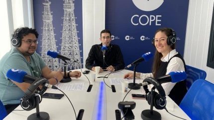 Josué y Maribel, en los estudios de COPE Burgos