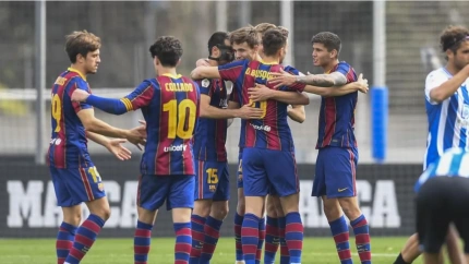 El último derbi de filiales cayó del lado del Barcelona